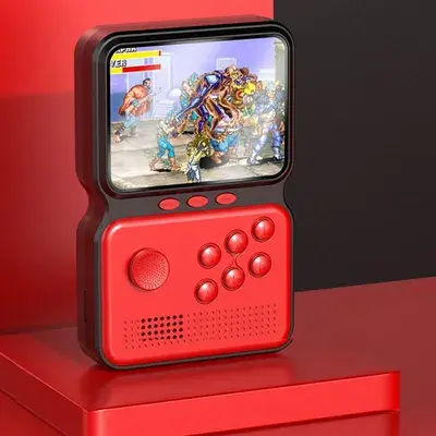 Sup M3 Video Games Consoles Retro Classic 900 Games In 1 Handheld Gaming Players Sup Console Game Box- Red Color