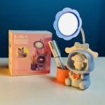 3 in 1 Rechargeable Table Lamp with Storage Cup & Sharpener for Kids