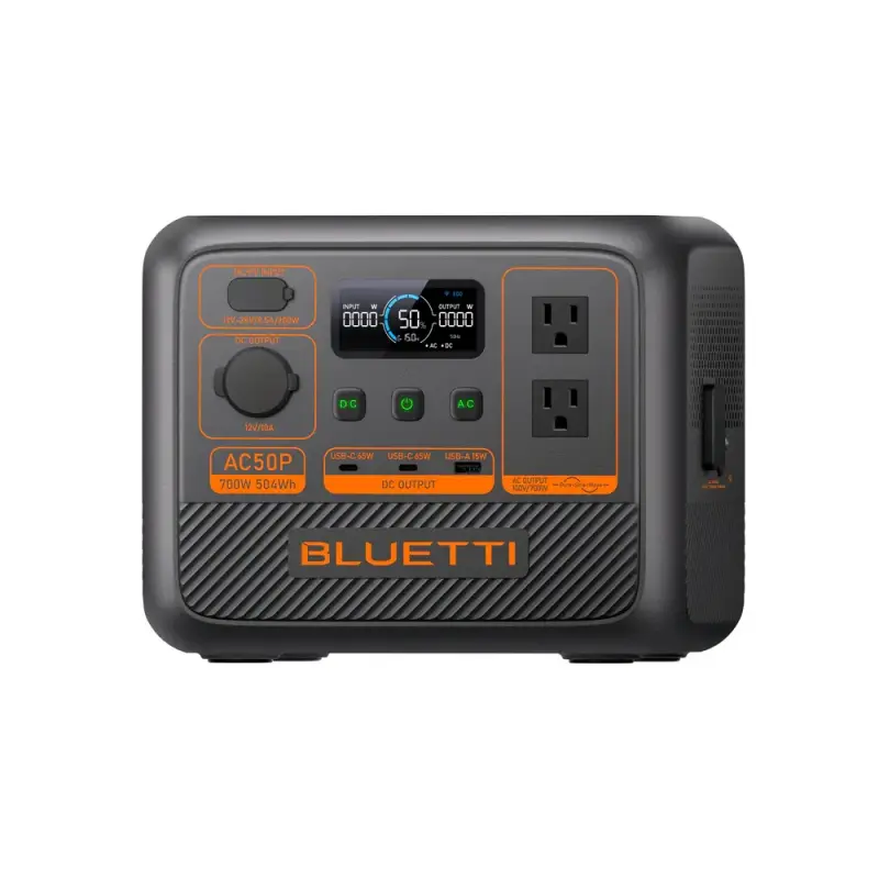 BLUETTI Premium AC50P Portable Power Station | 700W 504Wh