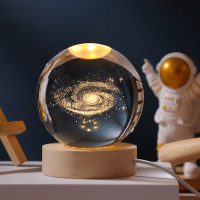 3D Crystal Ball – Galaxy (1 Color Base)