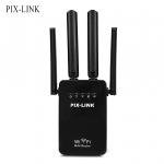 PIXLINK Mini WiFi Repeater / Router / Access Point Wi-Fi Range Extender with 4 External Antennas WPS Protection EU/US/UK/AU Plug