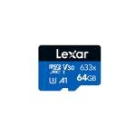 Lexar High-Performance 633X Micro SD Card – 64GB