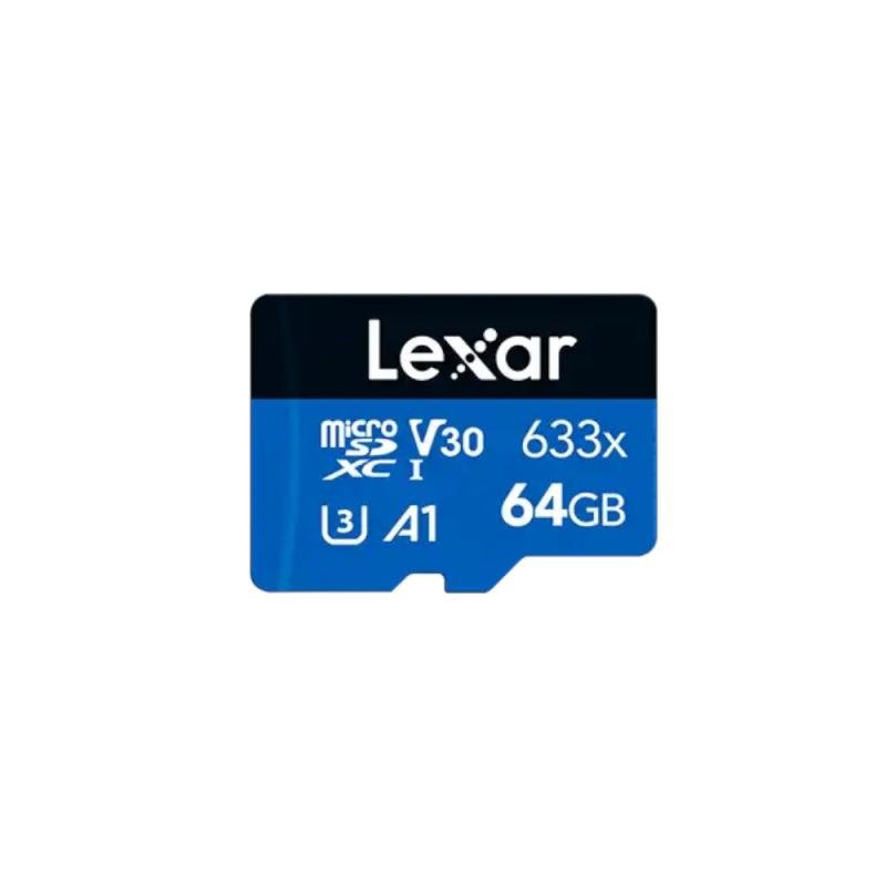 Lexar High-Performance 633X Micro SD Card – 64GB
