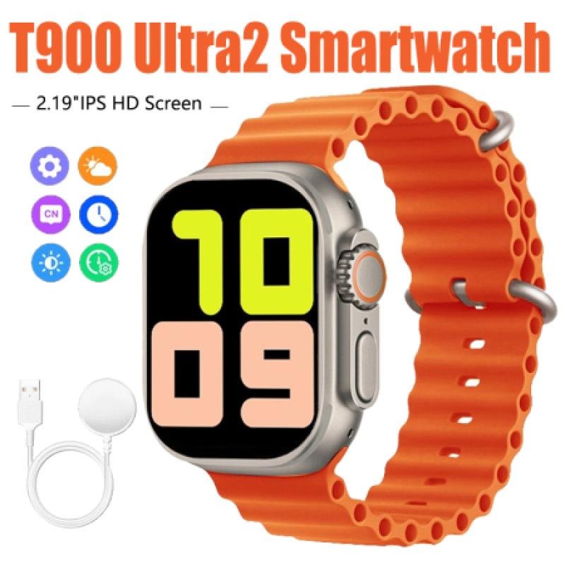 T900 ULTRA 2 Smart Watch 2024 Wireless Charging Bluetooth Call Message Reminder Sport Smartwatch