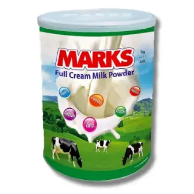 Marks Full Cream Milk Powder 1kg (TIN)