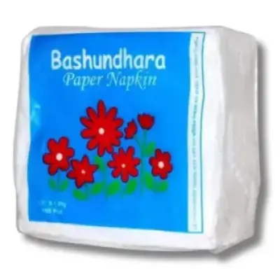 Bashundhara Paper Napkin 13"x13" 1PlyX80Pcs