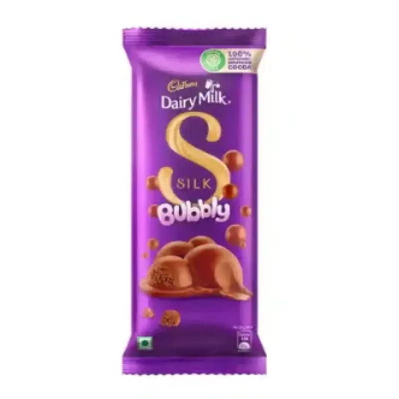 Cadbury Dairy Milk Silk Bubbly 50(±)4gm