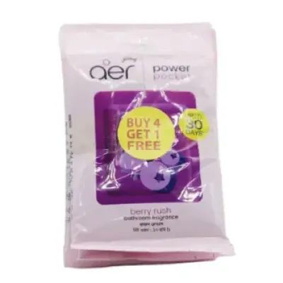 Godrej Aer Power Pocket Berry Rush 10gm (Buy4 Get1 Free)