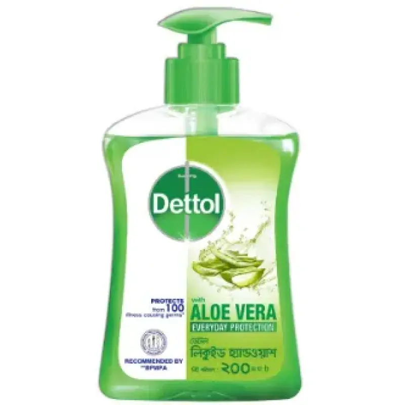 Dettol Aloe Vera Liquid Hand Wash 200ml