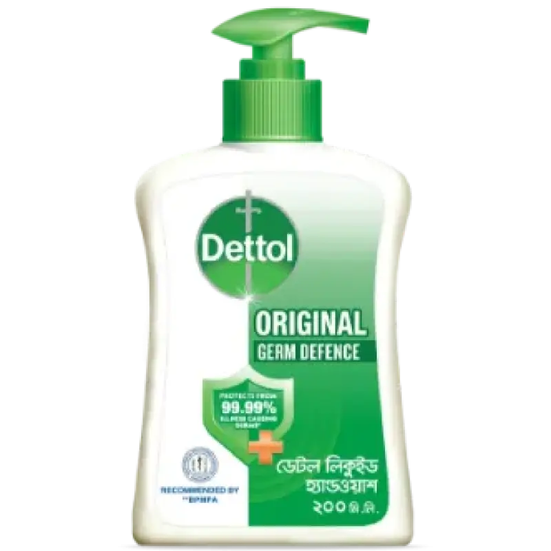 Dettol Liquid Hand wash 200ml Original (Pump)