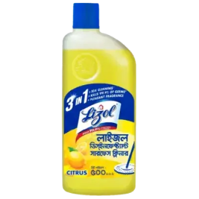 Lizol 3in1 Disinfectant Surface Cleaner Citrus 500ml