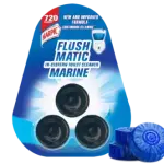 Harpic Flush Matic Marine In Cistern Toilet Cleaner 3X50gm