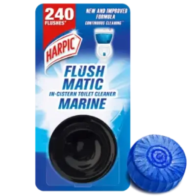Harpic Flush Matic Marine In Cistern Toilet Cleaner 50gm
