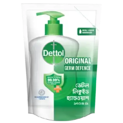Dettol Handwash Original Refill Liquid Soap 170ml