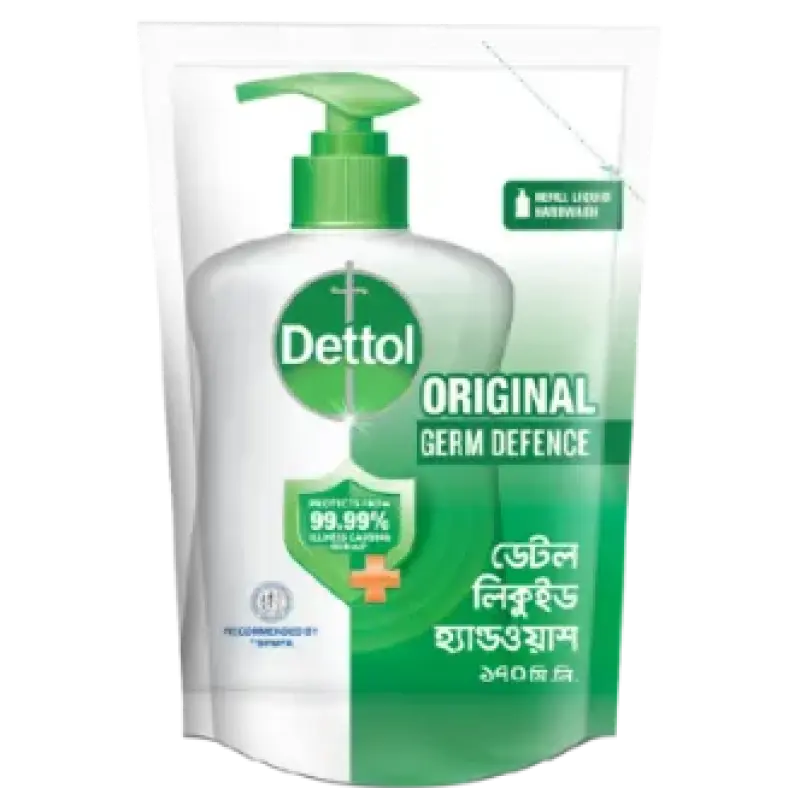Dettol Handwash Original Refill Liquid Soap 170ml