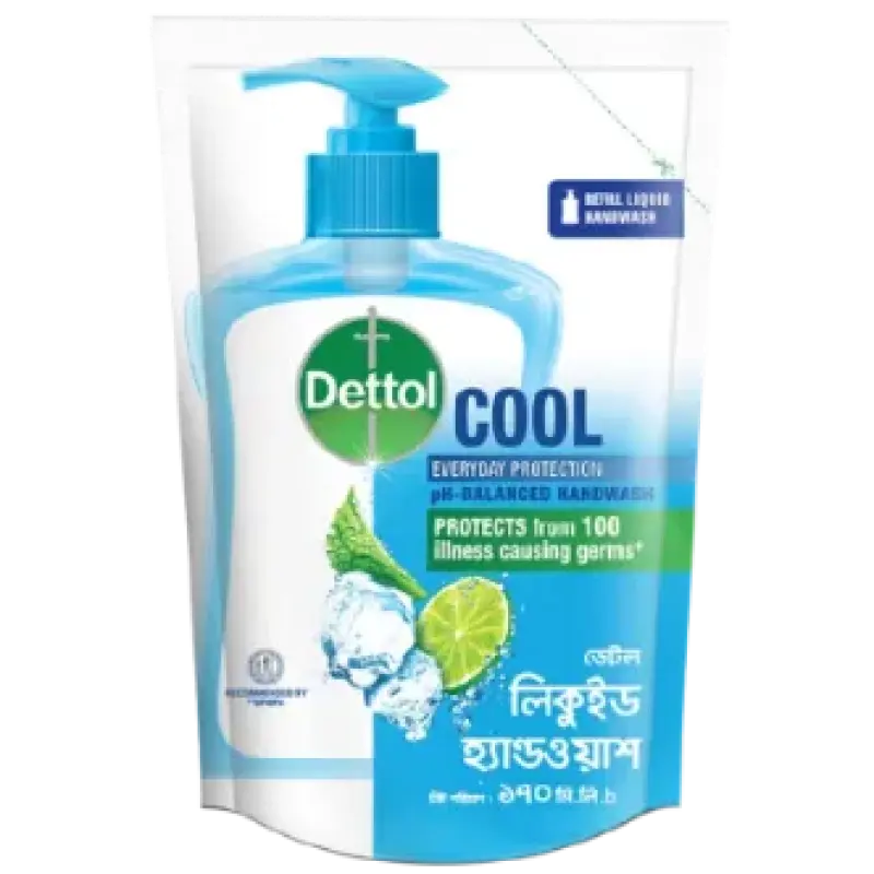 Dettol Hand Wash Cool 170ml Refill