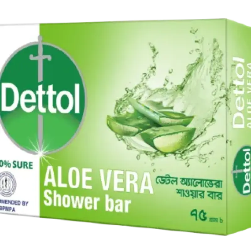 Dettol Aloe Vera Bathing Bar Soap 75gm