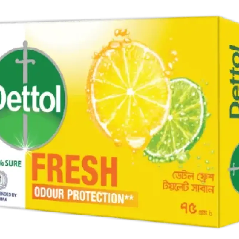 Dettol Fresh Odour Protection Soap 75gm