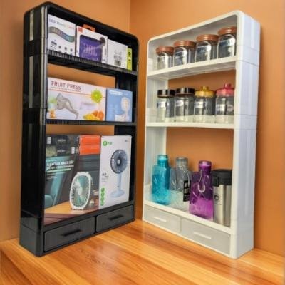 Big Size Multifunctional Kitchen Countertop Bottle Storage  Rack Bathroom Toiletries Storage  shelf Cosmetics Organizer