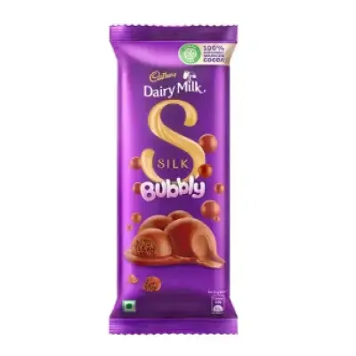 Cadbury Dairy Milk Silk Bubbly 120(±)8gm