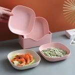10Pcs Square Food Serving Salad Bowl ( KD082 )