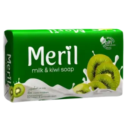 Meril Milk Soap Bar Milk & Kiwi 75gm