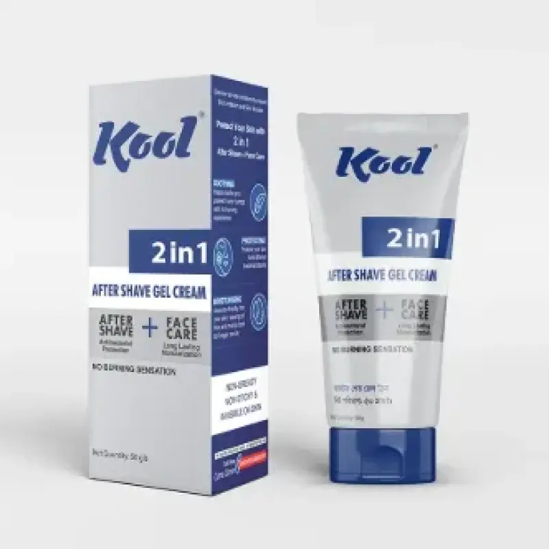 Kool 2in1 After Shave Gel Cream 50gm