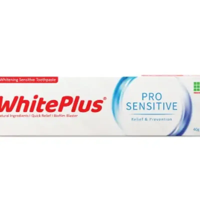 White Plus Pro Sensitive Toothpaste 40gm