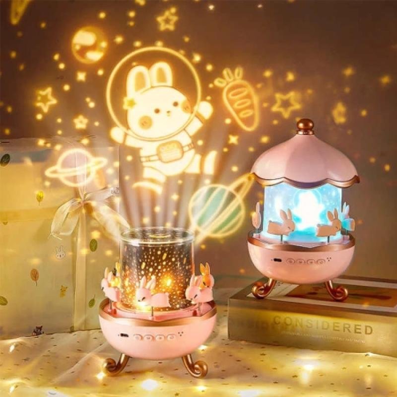 12 Films Kawaii Ocean Projector Night Light with Speaker for Kids Room Decor - BC018