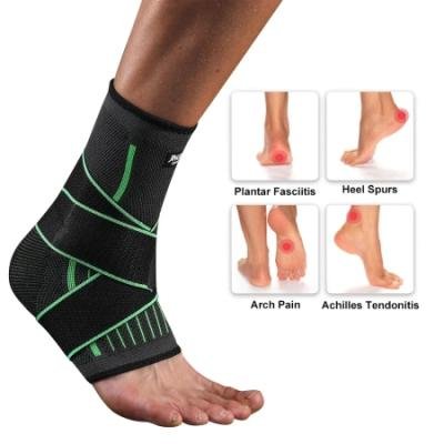 Elastic Ankle Brace Compression Sleeve Foot Support Stabilizer for Plantar Fasciitis Achilles Tendonitis Sports Sock-HB034