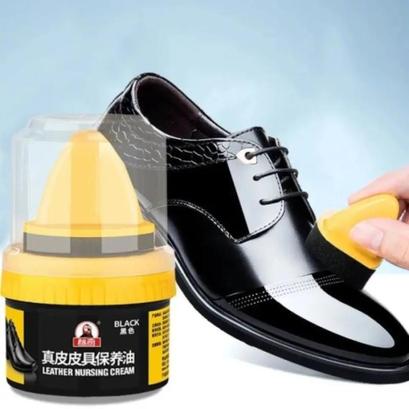 1 Pcs Set Shoe Cleaner & Leather Repair Cream – Shoe Polish, Brightening Shine Wax & Rich Gloss Boot Care - TA043