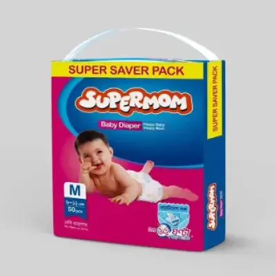 Supermom Baby Diaper Medium 50Pcs