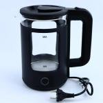 2000Watt 2 Liters Glass Electric Kettle with Teapot for Water Heater (Multicolor)