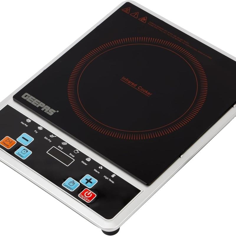 Geepas GIC6101N Infrared Cooker – 2000W