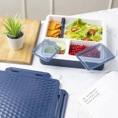 Pinnacle Penta-Go 900ml Leak-Proof Thermo Lunch Box