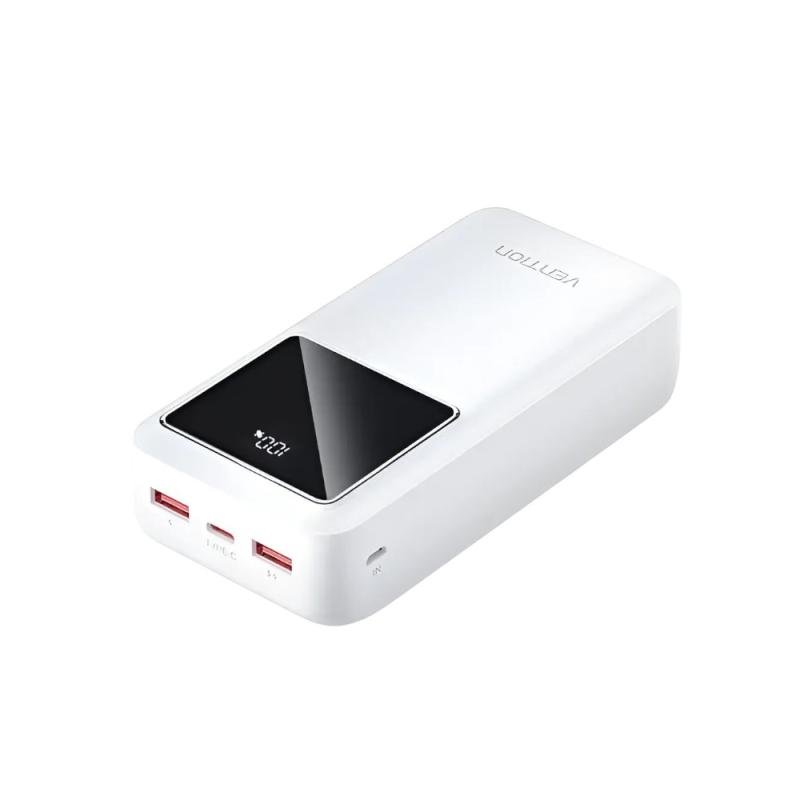 Vention FHMW0 30000mAh 22.5W Fast Charging Power Bank – White