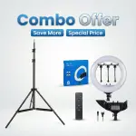 RL 21 LED Soft Ring Light & MF-3308 Studio Ring Light Stand Combo