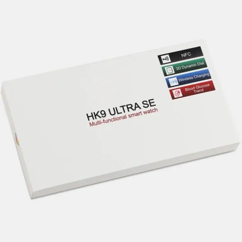 VALDUS HK9 SE Smartwatch 2.01 Inches Square Screen Blood Glucose Monitoring 3D Dynamic Dial-Orange Color