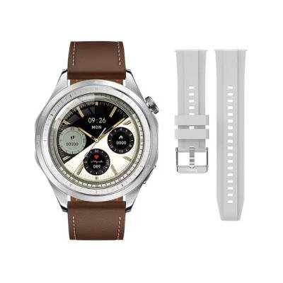 HOCO Y21 1.43inch AMOLED Bluetooth Call Sports Smart Watch-Silver Color