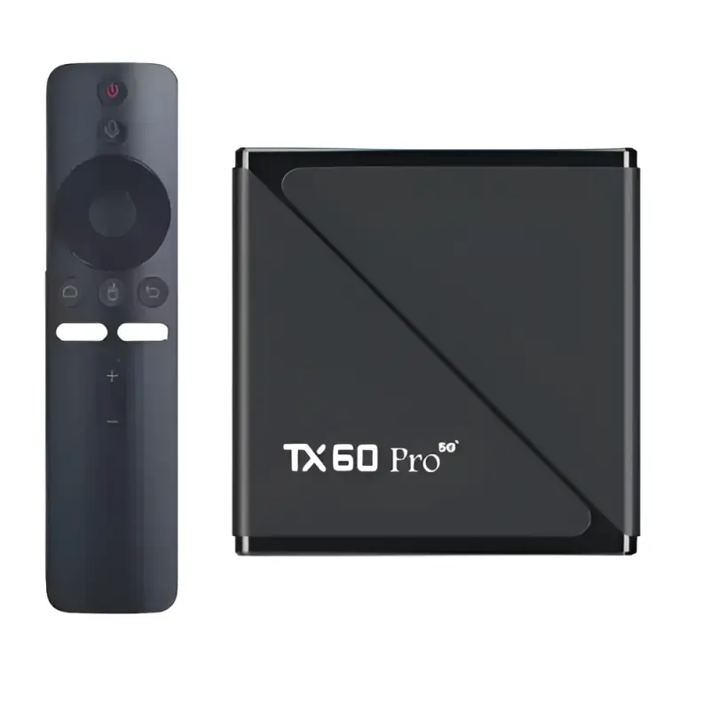 TX60 Pro 24K Ultra HD Smart Android TV Box with Voice Control Remote