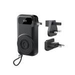 Vention FHXB0 10000mAh 22.5W PD & QC Travel Power Bank – Black