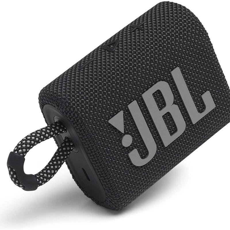JBL GO3 Portable Bluetooth Speaker (IP67 Waterproof) – Black Color
