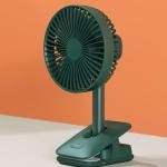 JISULIFE FA13R Rechargeable Clip Fan (8000mAh)- Green Color