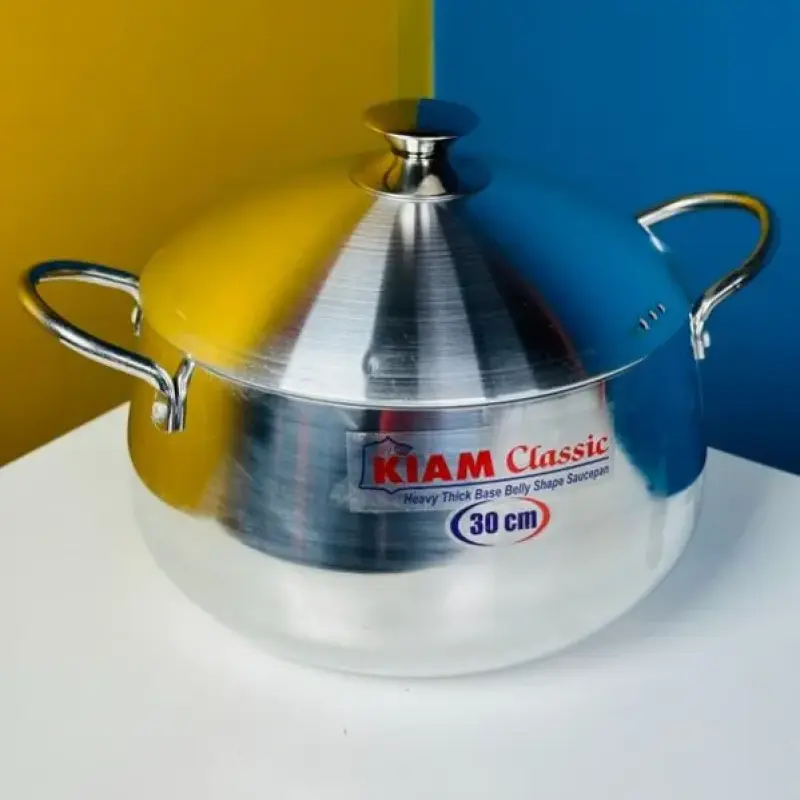 KIAM Classic Belly Shape Saucepan 24