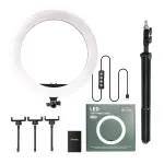 M36E Led Soft 15 Inch Ring Light – With 3 Mobile Holder