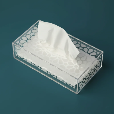 Transparent Acrylic Tissue Box Holder