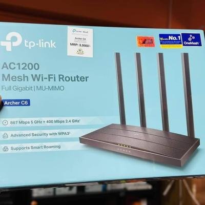 TP-Link Archer C6 Gigabit Dual-Band Wi-Fi Router