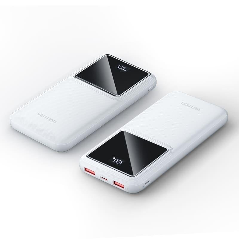 Vention FHKW0 10000mAh Power Bank –  WHITE