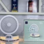 WiWu FS05 Rechargeable fan (4000mAh battery, LED Display Controll Panel)- White Color