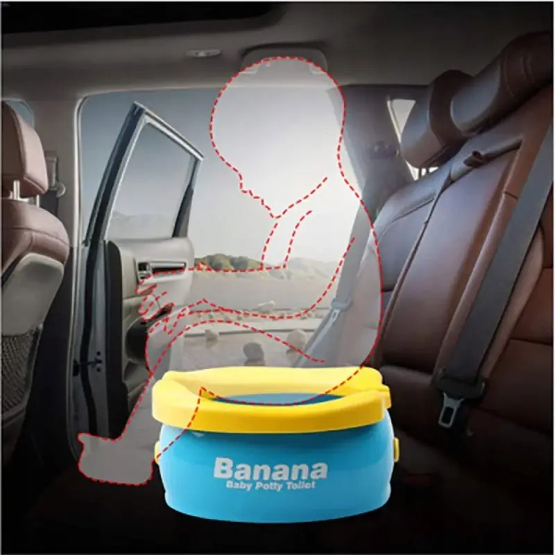 Portable Foldable Baby Potty Seat – Kids Travel Potty Training Toilet